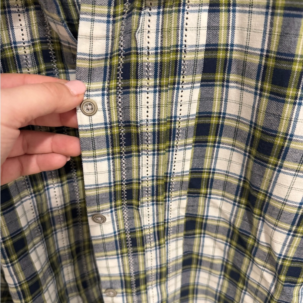 J. Jill Tunic Style Plaid Blouse - Picture 4 of 6